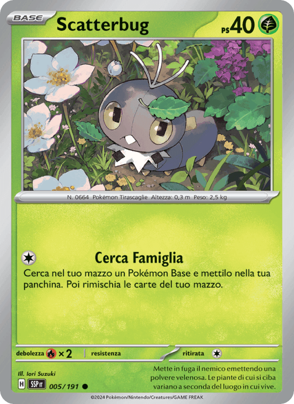 Scatterbug, carte 005 de Scintille Folgoranti