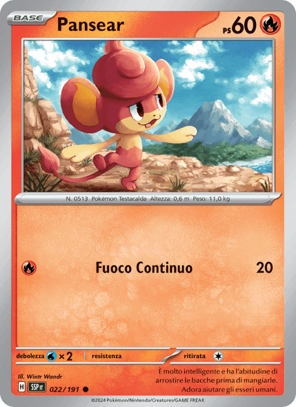Pansear, carte 022 de Scintille Folgoranti
