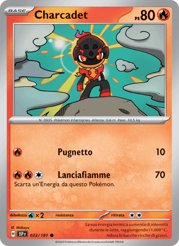 Charcadet, carta 033 di Scintille Folgoranti