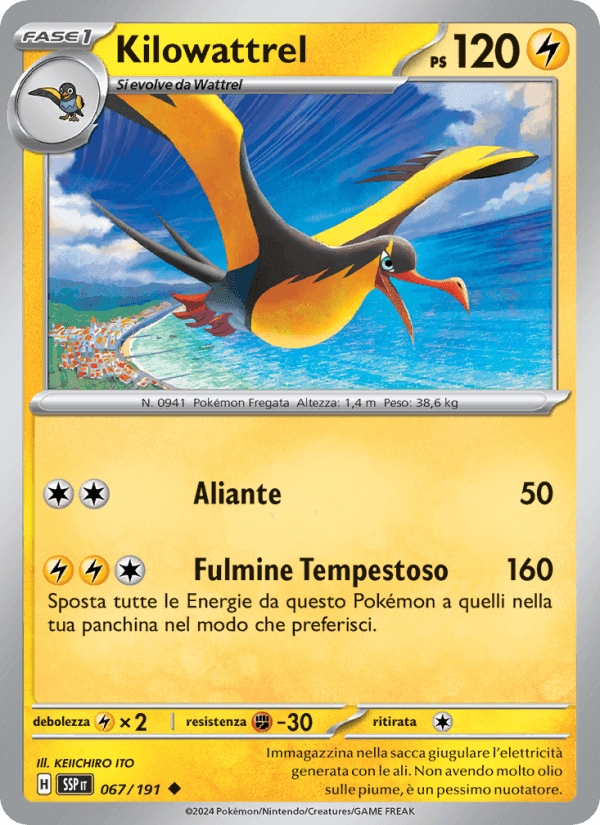 Kilowattrel, carta 067 di Scintille Folgoranti
