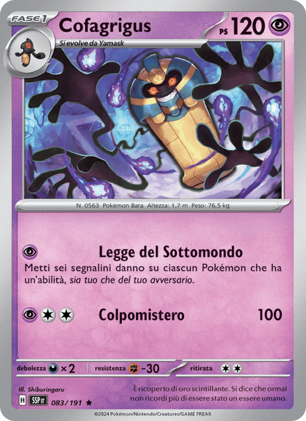 Cofagrigus, carta 083 di Scintille Folgoranti