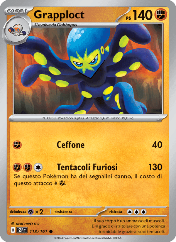 Grapploct, carta 113 di Scintille Folgoranti