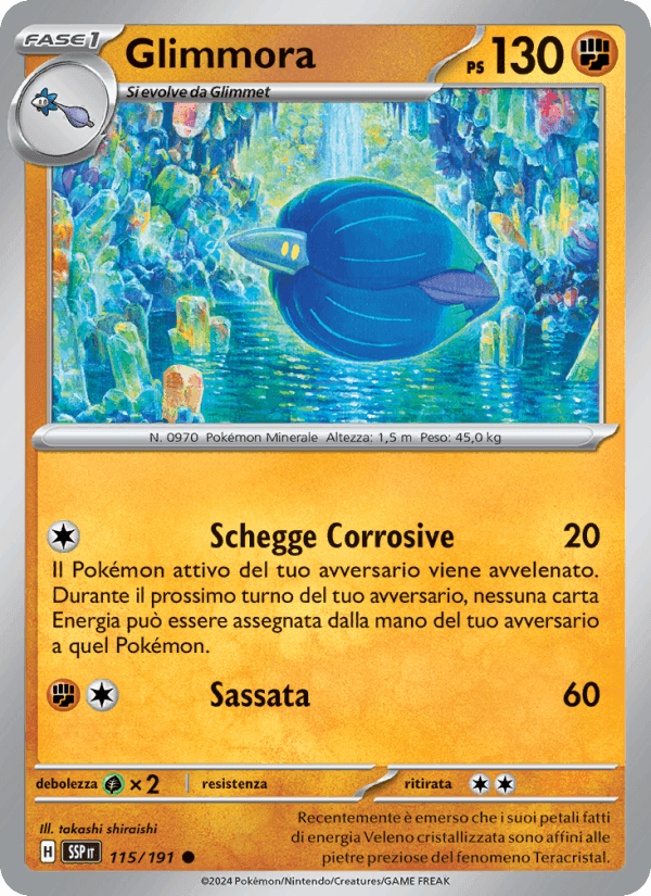 Glimmora, carta 115 di Scintille Folgoranti