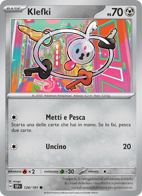 Klefki, carte 128 de Scintille Folgoranti