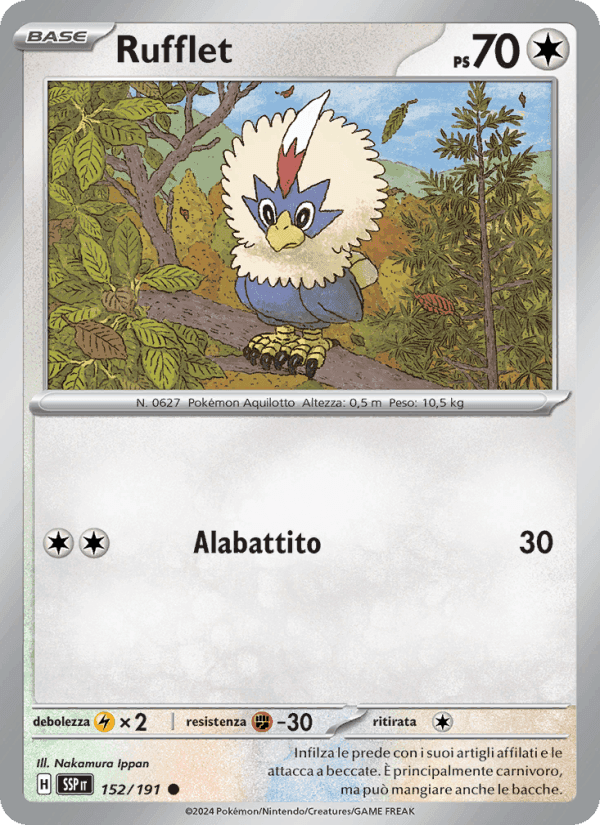 Rufflet, carta 152 di Scintille Folgoranti