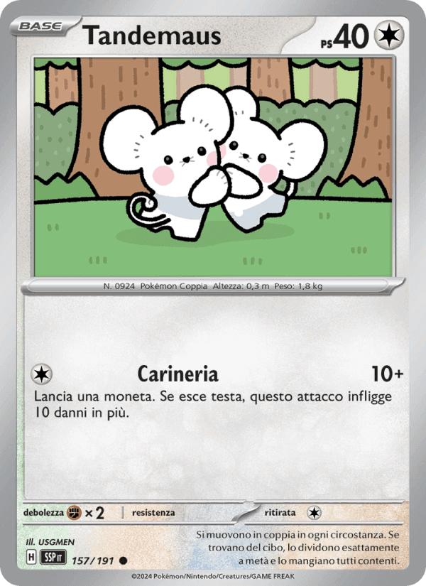 Scintille Folgoranti の 157 番、Tandemaus