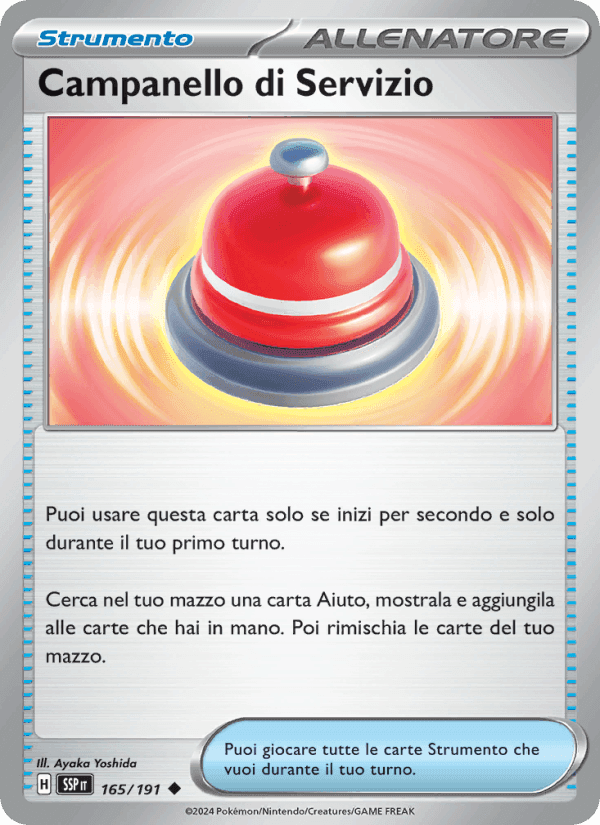 Campanello di Servizio, card 165 from Scintille Folgoranti