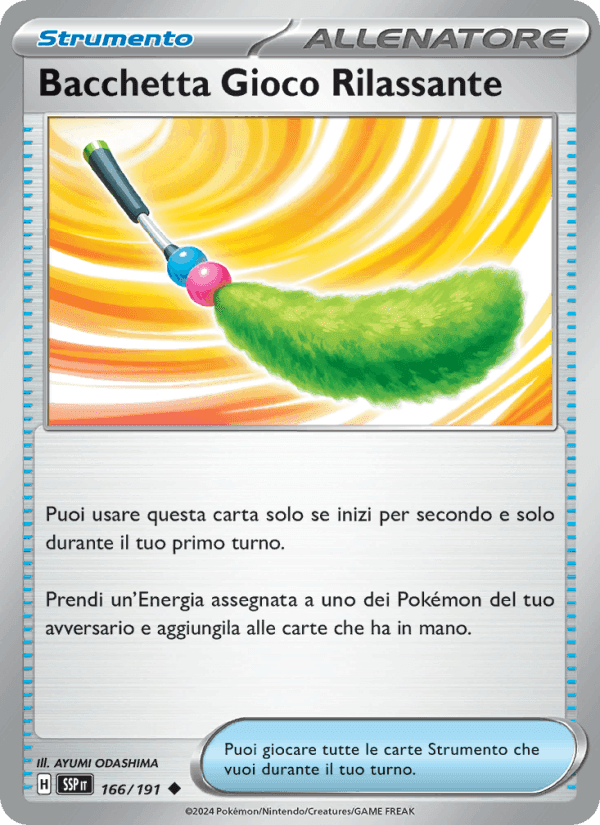 Bacchetta Gioco Rilassante, carta 166 di Scintille Folgoranti