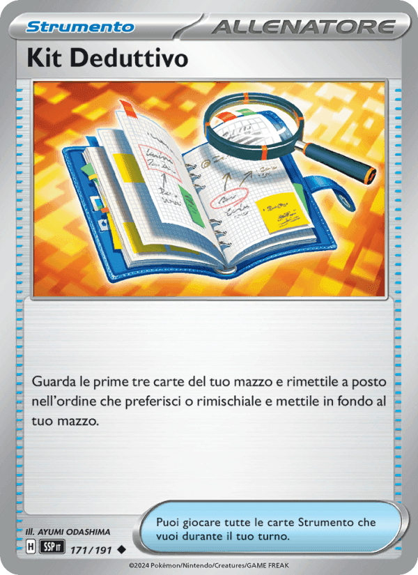 Kit Deduttivo, carta 171 di Scintille Folgoranti
