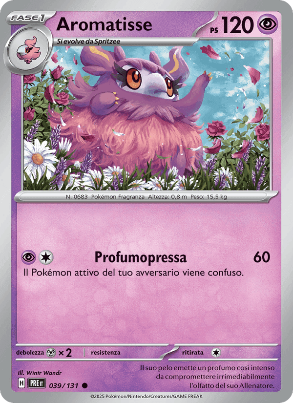 Aromatisse, card 039 from Evoluzioni Prismatiche