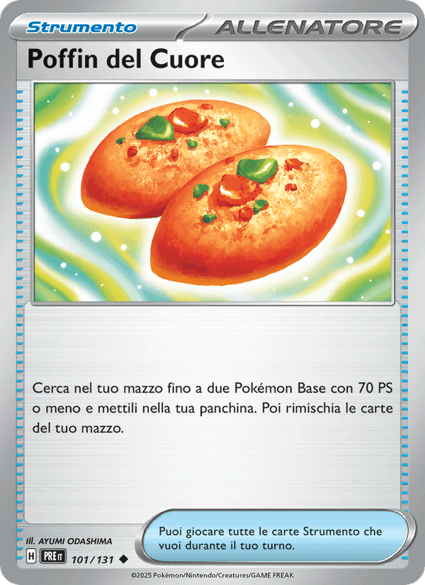 Poffin del Cuore, carta 101 de Evoluzioni Prismatiche