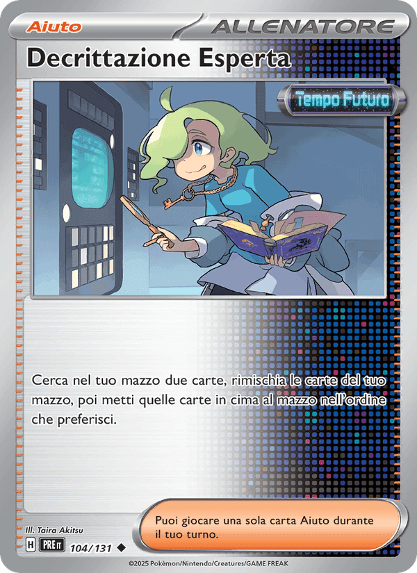 Decrittazione Esperta, card 104 from Evoluzioni Prismatiche