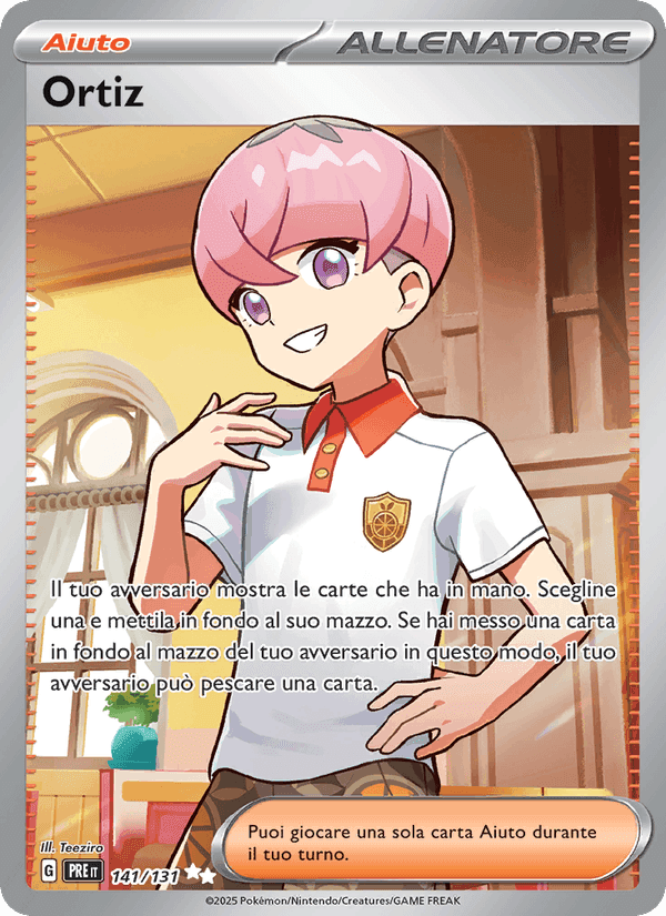 Ortiz, card 141 from Evoluzioni Prismatiche
