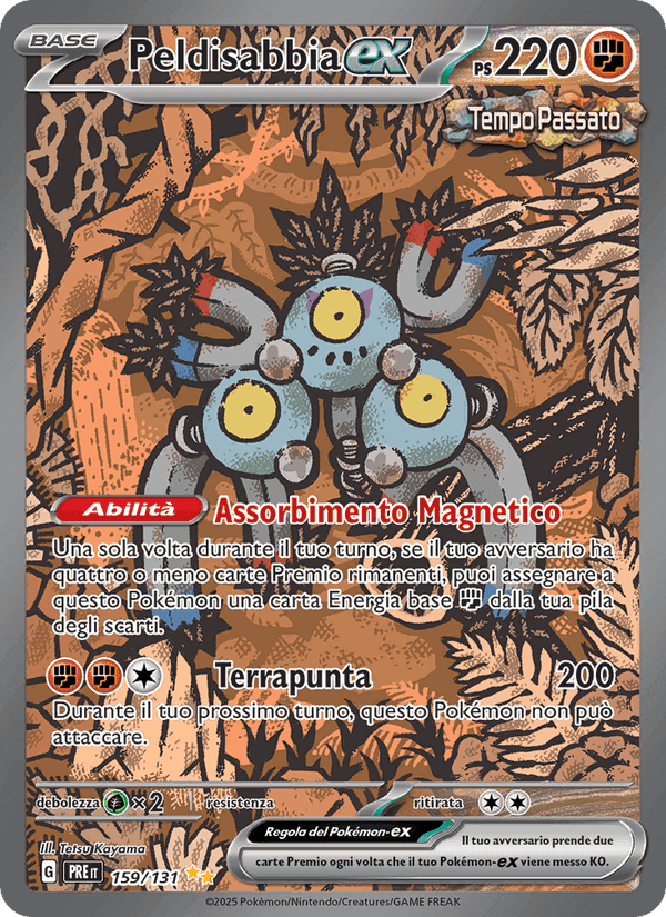 Peldisabbia-ex, carta 159 di Evoluzioni Prismatiche