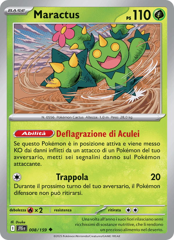 Maractus, carta 008 di Avventure Insieme