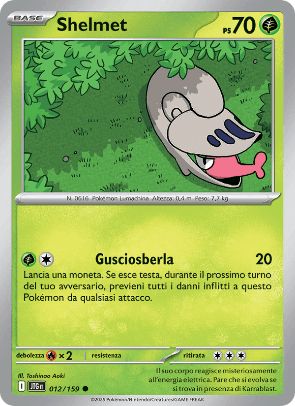 Shelmet, carta 012 di Avventure Insieme