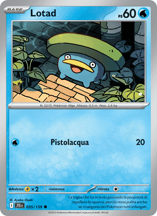 Lotad, carta 035 di Avventure Insieme