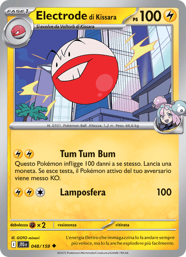 Electrode di Kissara, carta 048 di Avventure Insieme