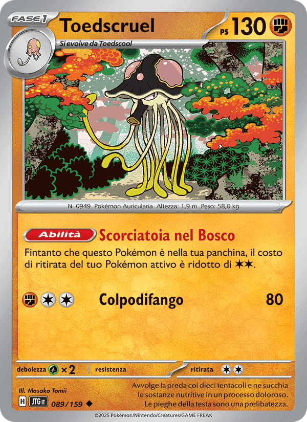 Toedscruel, carta 089 di Avventure Insieme