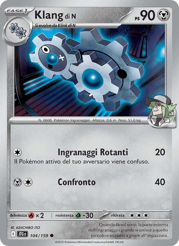 Klang di N, carta 104 di Avventure Insieme