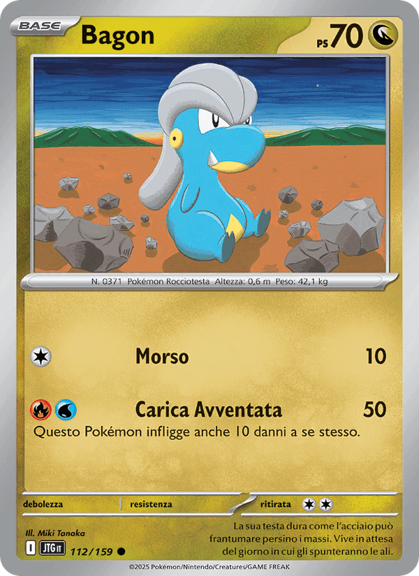 Bagon, carta 112 di Avventure Insieme