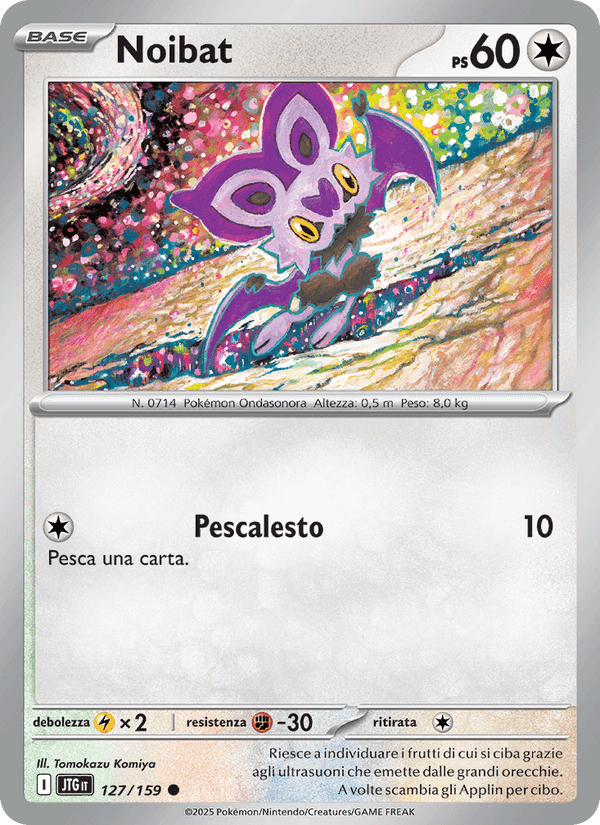 Noibat, card 127 from Avventure Insieme