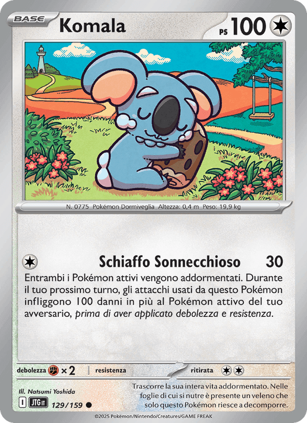 Komala, carte 129 de Avventure Insieme