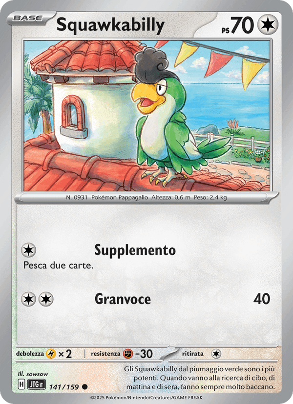 Squawkabilly, card 141 from Avventure Insieme