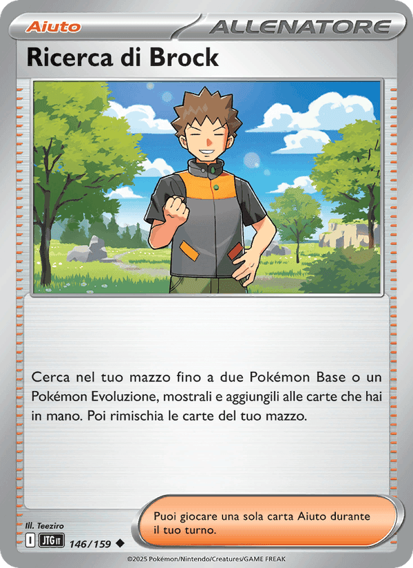 Ricerca di Brock, carta 146 de Avventure Insieme