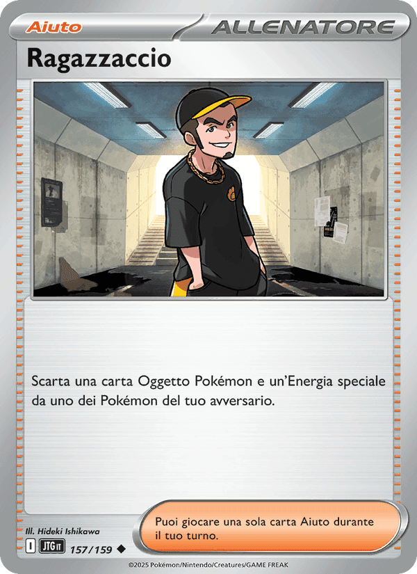 Ragazzaccio, carta 157 di Avventure Insieme