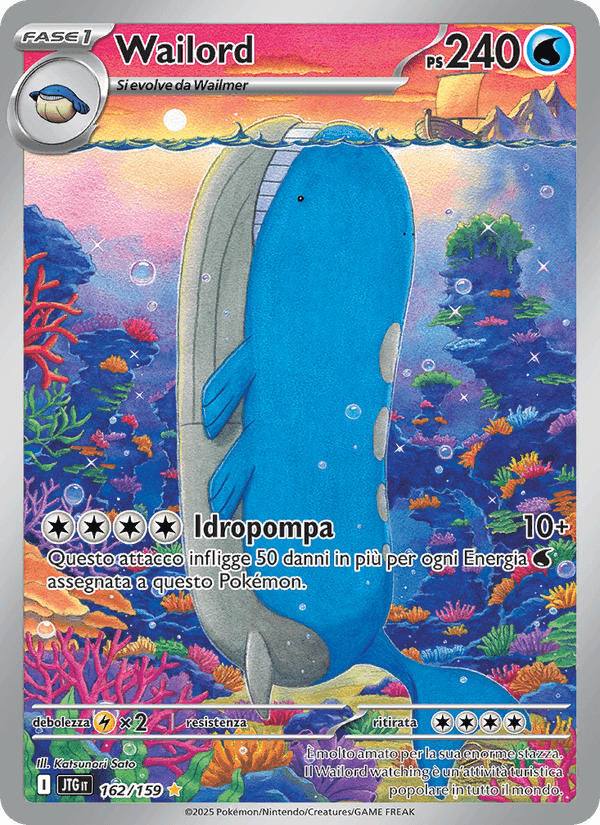 Wailord, carta 162 di Avventure Insieme