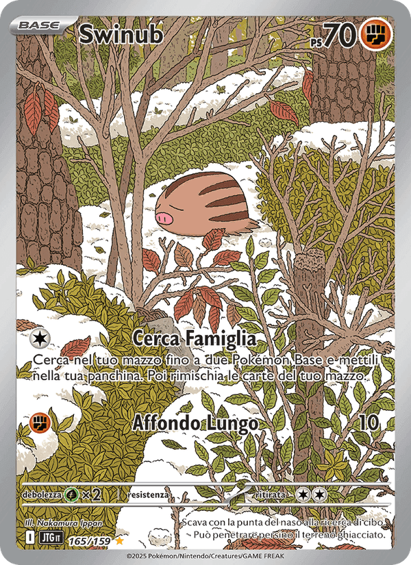 Swinub, carta 165 de Avventure Insieme