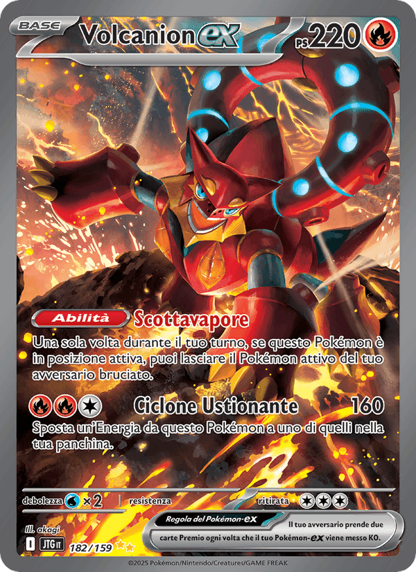 Volcanion-ex, carta 182 di Avventure Insieme