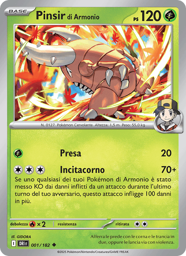 Pinsir di Armonio, carta 001 de Rivali Predestinati