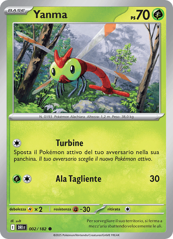 Yanma, carte 002 de Rivali Predestinati