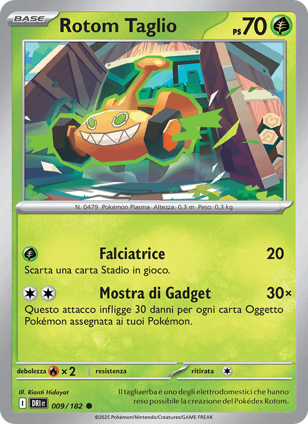 Rotom Taglio, carta 009 di Rivali Predestinati