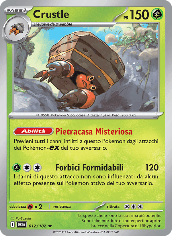 Crustle, carte 012 de Rivali Predestinati