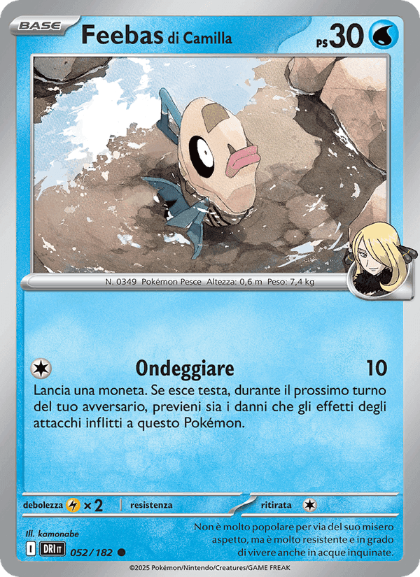 Feebas di Camilla, carta 052 di Rivali Predestinati