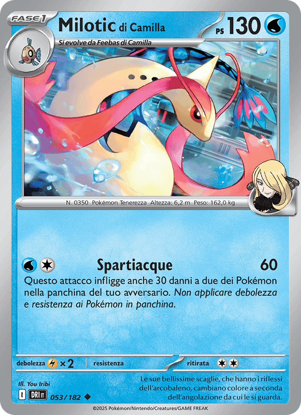 Milotic di Camilla, carta 053 di Rivali Predestinati