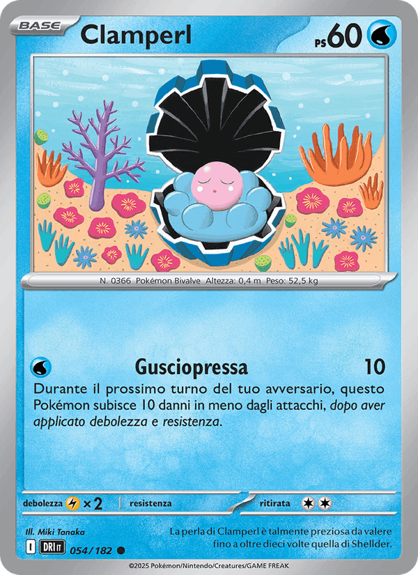Clamperl, carta 054 di Rivali Predestinati