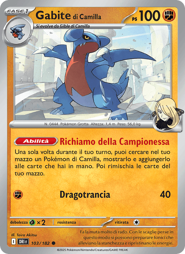 Gabite di Camilla, card 103 from Rivali Predestinati