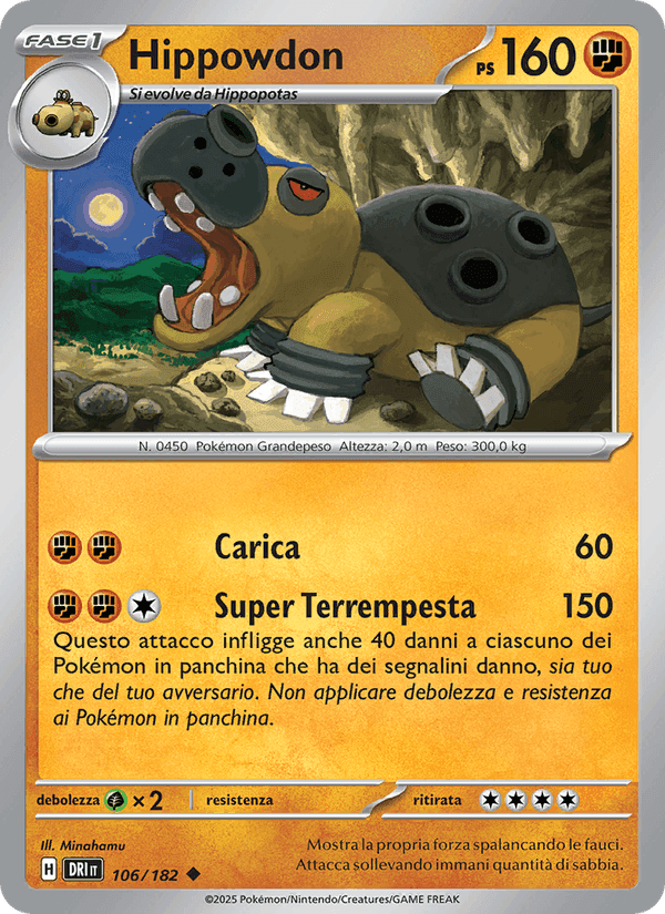 Hippowdon, carta 106 de Rivali Predestinati