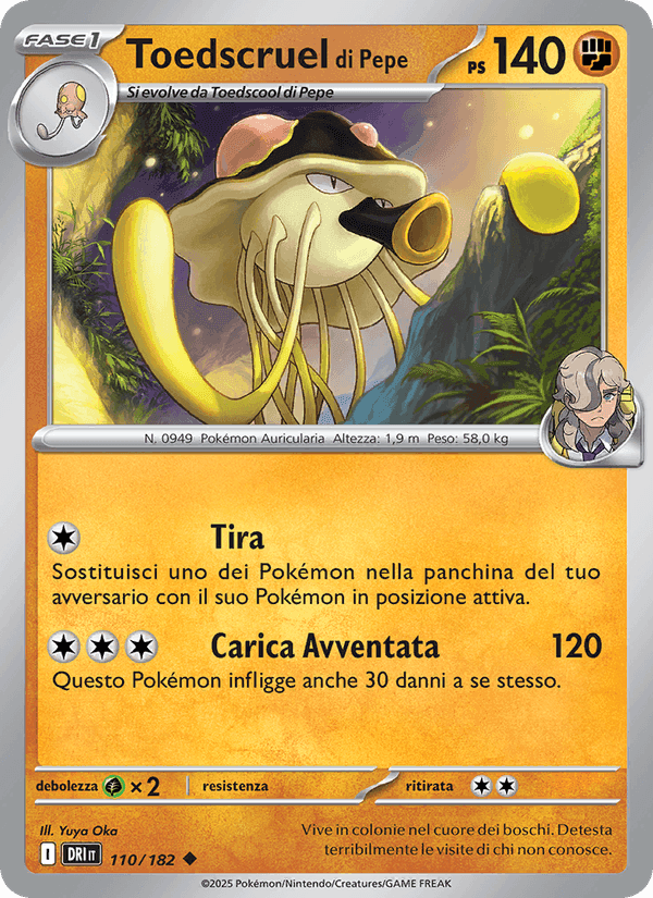 Toedscruel di Pepe, card 110 from Rivali Predestinati