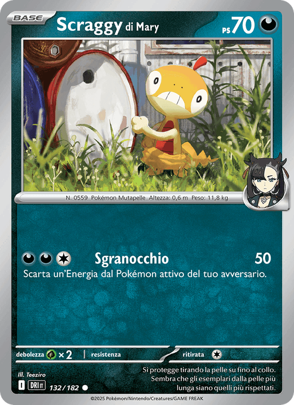 Scraggy di Mary, carta 132 di Rivali Predestinati