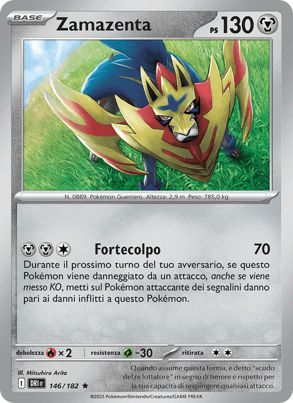 Zamazenta, carta 146 di Rivali Predestinati