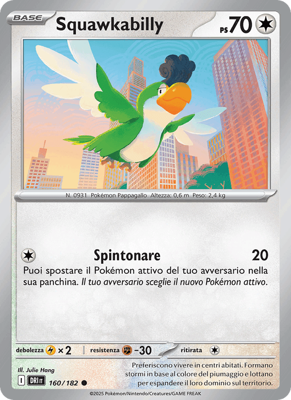 Squawkabilly, carta 160 di Rivali Predestinati