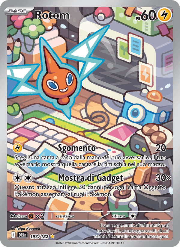 Rotom, carta 197 di Rivali Predestinati