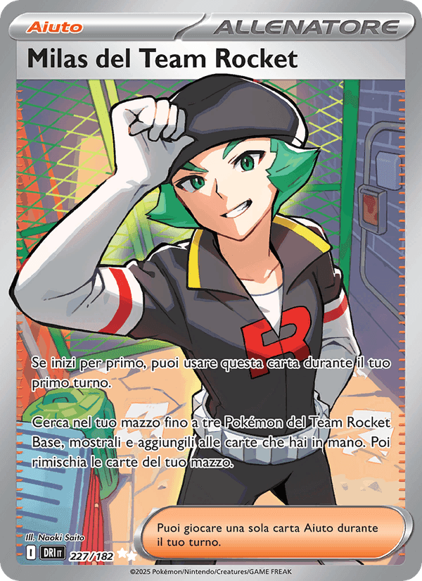 Milas del Team Rocket, carta 227 di Rivali Predestinati