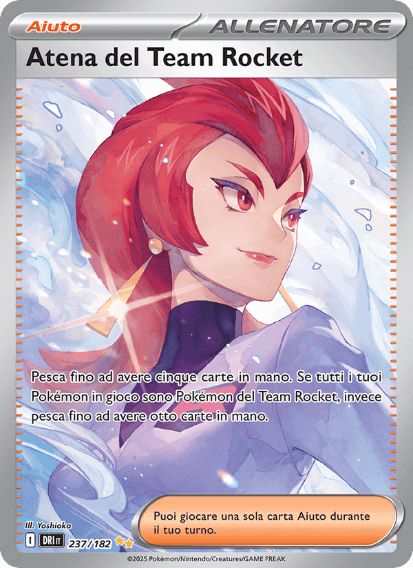 Atena del Team Rocket, carta 237 di Rivali Predestinati