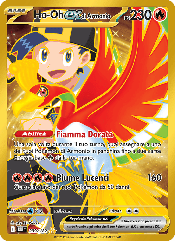 Ho-Oh-ex di Armonio, carta 239 di Rivali Predestinati